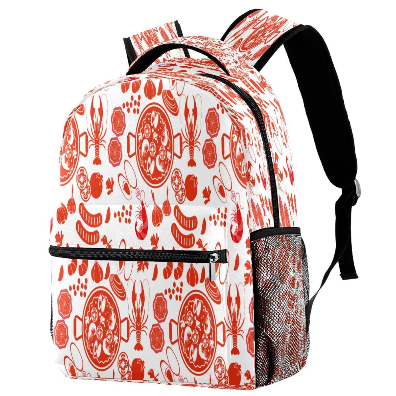 Sac à dos d'école coloré paella, le compagnon de vos aventures - 7