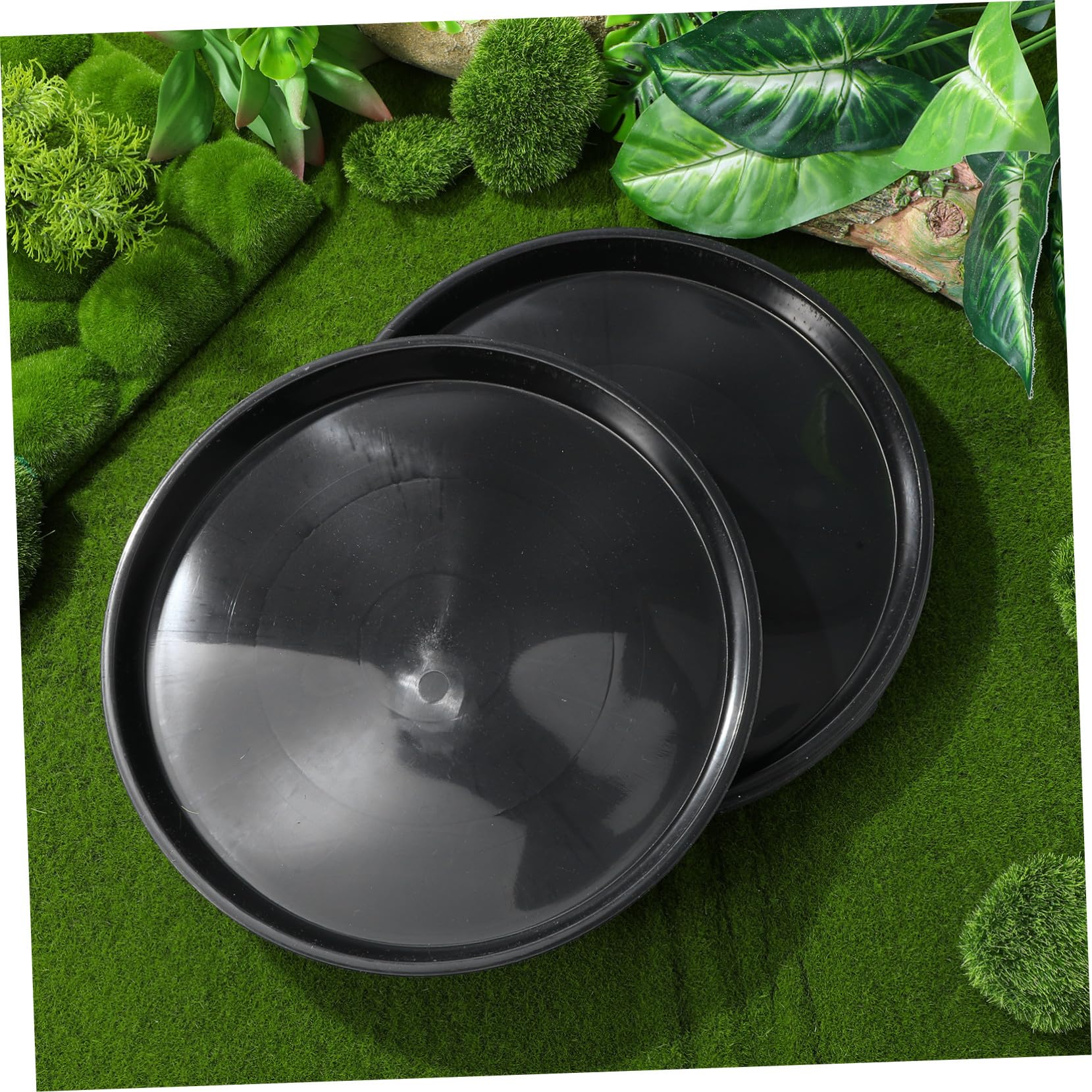 10piezas Platillos para Plantas Bandejas De Drenaje para Macetas Bandejas Redondas para Agua y Contenedores para Plantas De Jardín