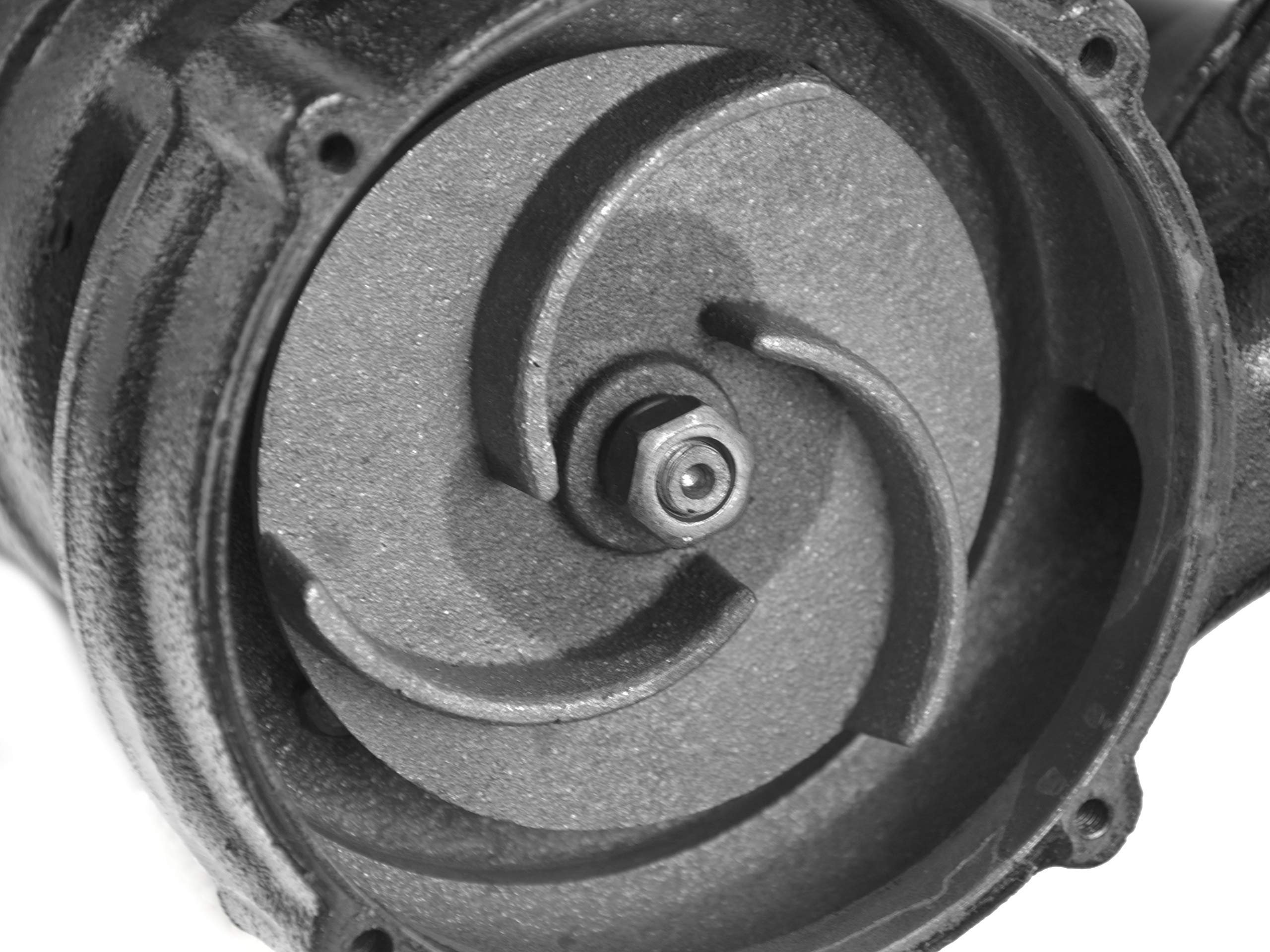 BSD Pompe de drainage pour eaux usées, pompe submersible, pompe submergée avec broyeur et flotteur, corps en fonte - Pompe à eau chargée WQD - 550W, 17 000 l/h, hauteur de refoulement de 8 m