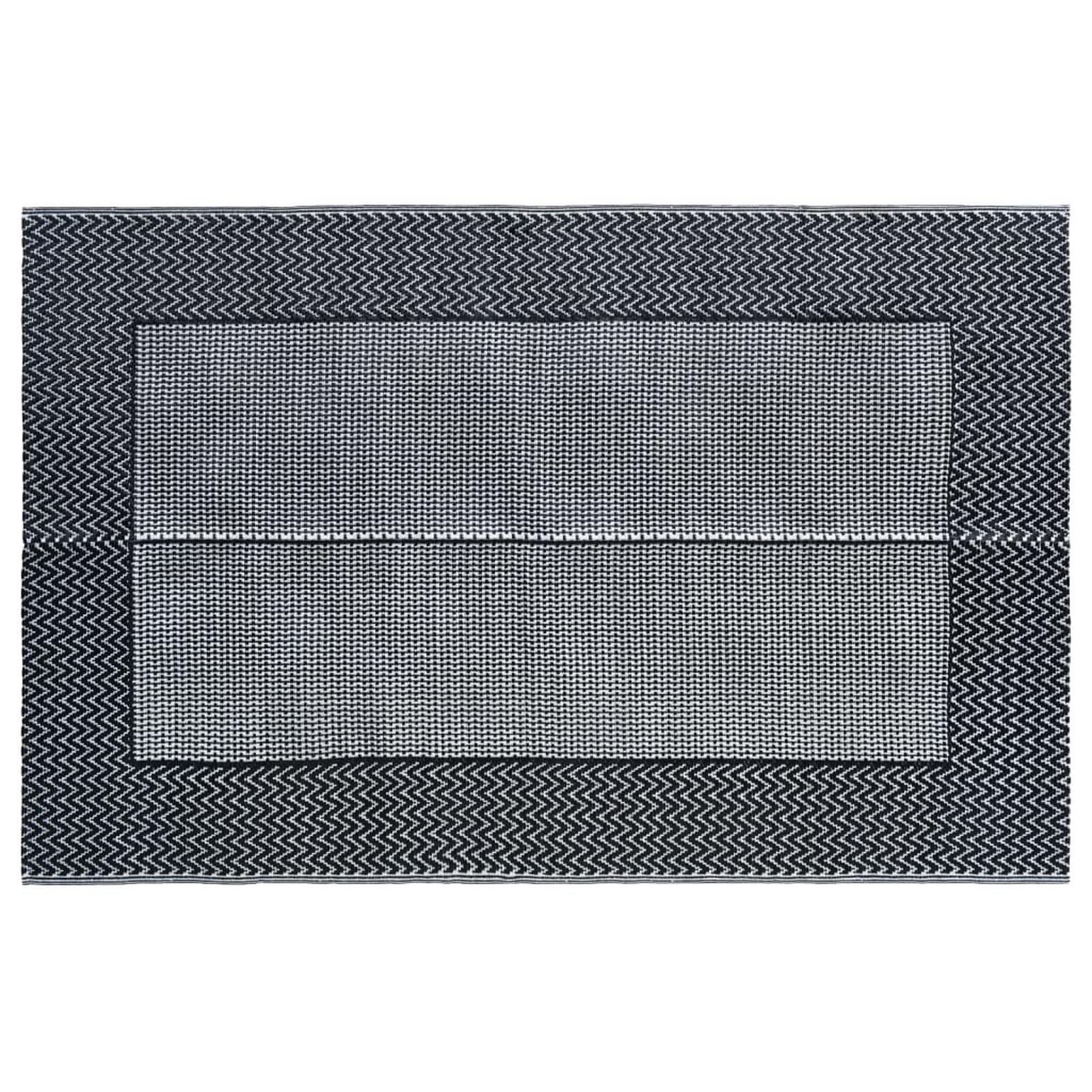 Tidyard Tapis d'extérieur ARAKIL Gris 120x180 cm PP, Tapis de Sol pour Camping, Balcon, Terrasse, Jardin Style A