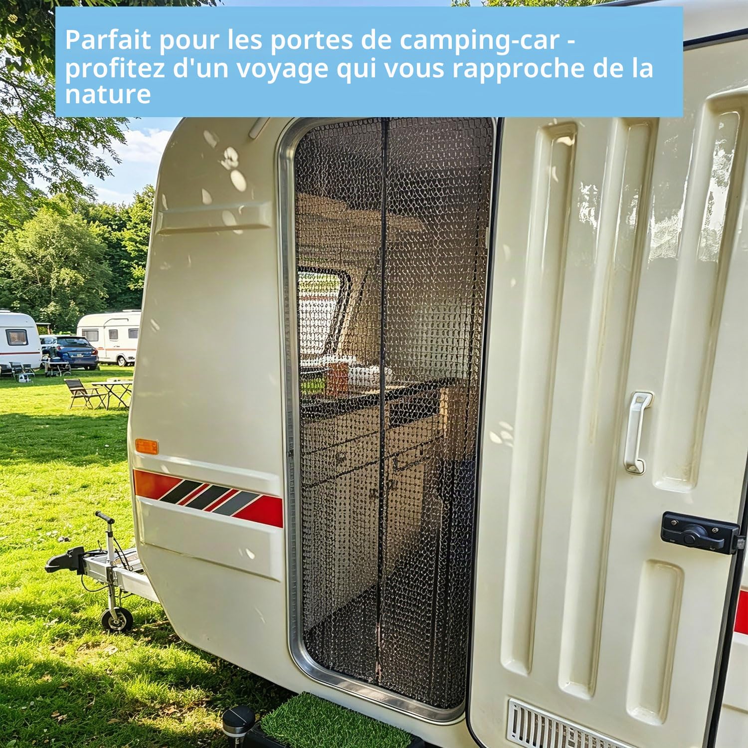 Store à Enrouleur en Aluminium 90 × 200 cm, Anti-Mouches et Anti-Insectes, pour Portes et fenêtres, décoration d'intérieur, Couleur Argent