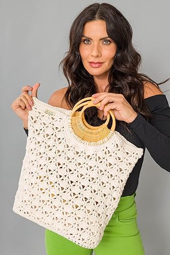 Miniatura 3 de Circulo - Hilo de algodón natural 410 grueso, 14.11 onzas de hilo sin teñir, 100% algodón brasileño para ganchillo, tejido y macramé, color 20,