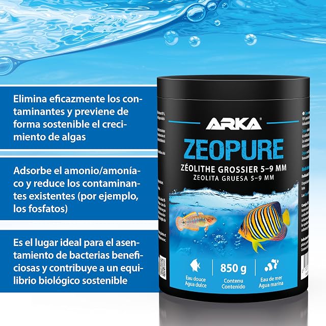 Foto 4 de 7 de ARKA Zeopure - Gránulos de zeolita para Todos los acuarios de Agua Dulce y Salada