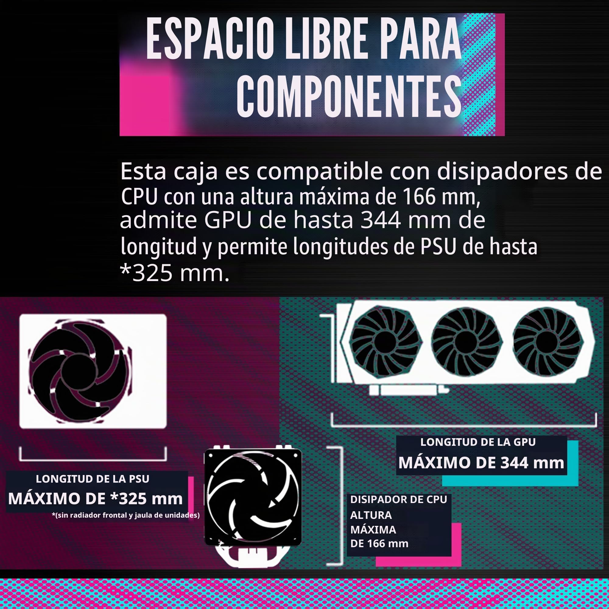 Cooler Master TD300 Mesh Caja PC - Minitorre, Alto Flujo de Aire, 2 Ventiladores ARGB de 120mm, Admite MB Micro-ATX y Mini-ITX, Panel Lateral de Vidrio Templado, Parte Superior Extraíble, Hub ARGB/PWM