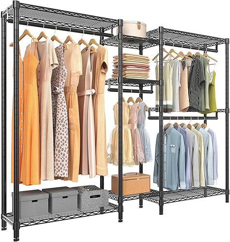 VIPEK Classic V6 Perchero de Alambre Mediano para Ropa Resistente Perchero de Ropa Resistente para Colgar Ropa, Percheros de Armario Guardarropa de