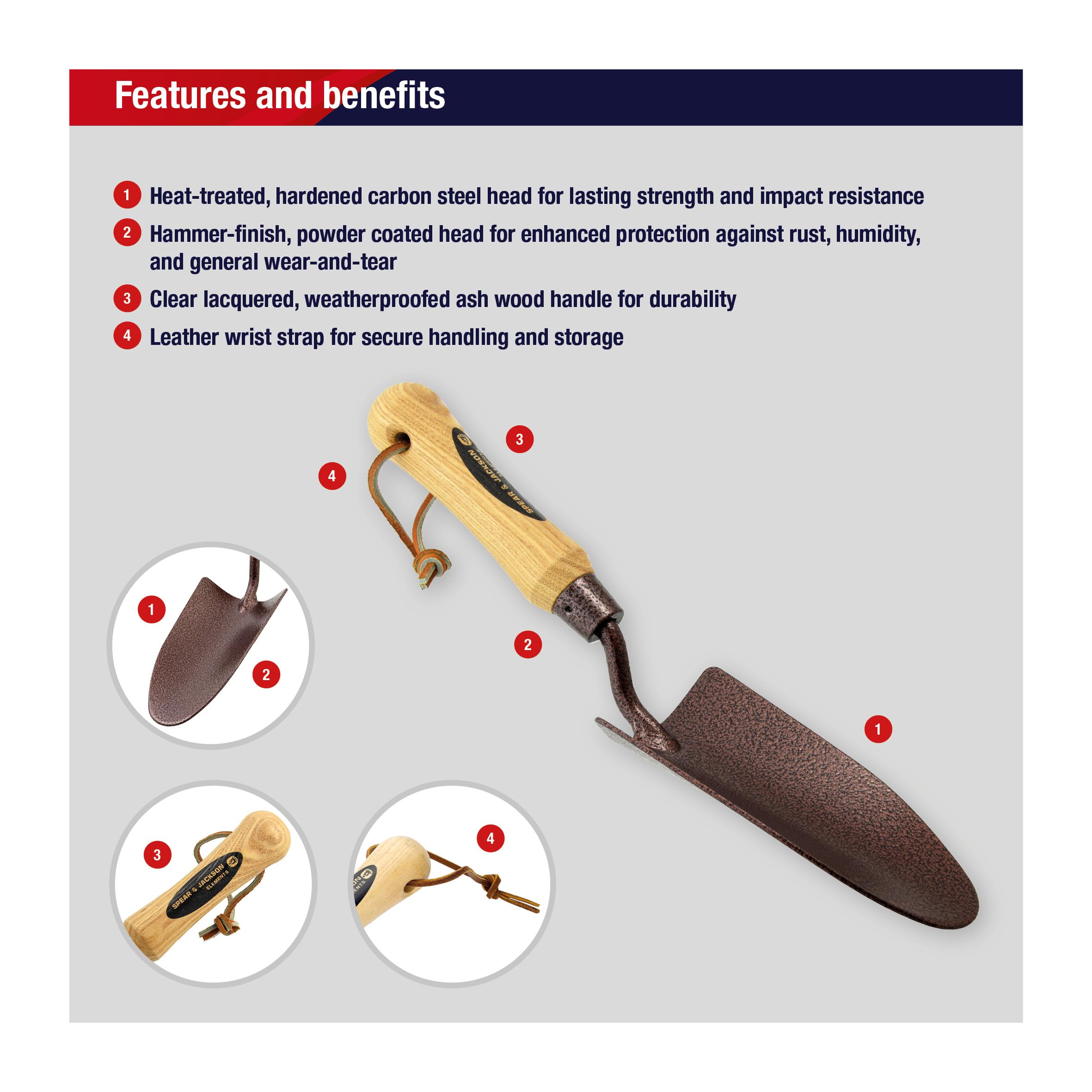 Manico In Legno Di Frassino Per Forca Da Fumo E Scava Patate - Spear & Jackson 83501, 135 Cm - 5