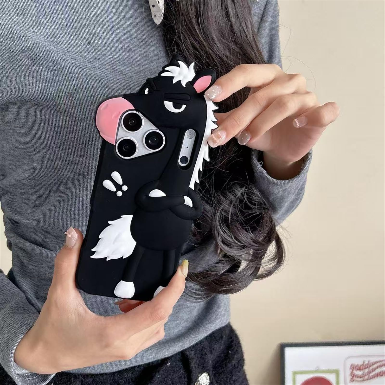 Amazon.com: UFOTSAM for iPhone 17 Pro Max Case Horse Wild West 3D