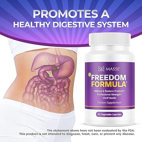 Miniatura 6 de Candida Freedom Massey Medicinals - Píldoras de limpieza de colon - Digestivo hecho a mano para una vida vibrante - Complejo probiótico de salud