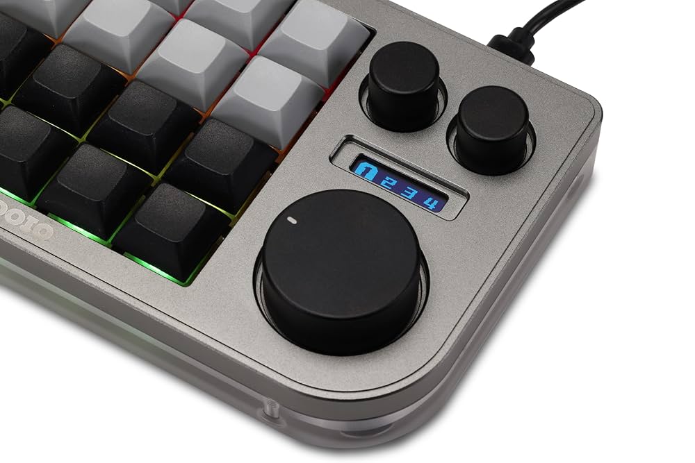 Amazon | KB16 マクロメカニカルキーボードアルミニウム製/片手