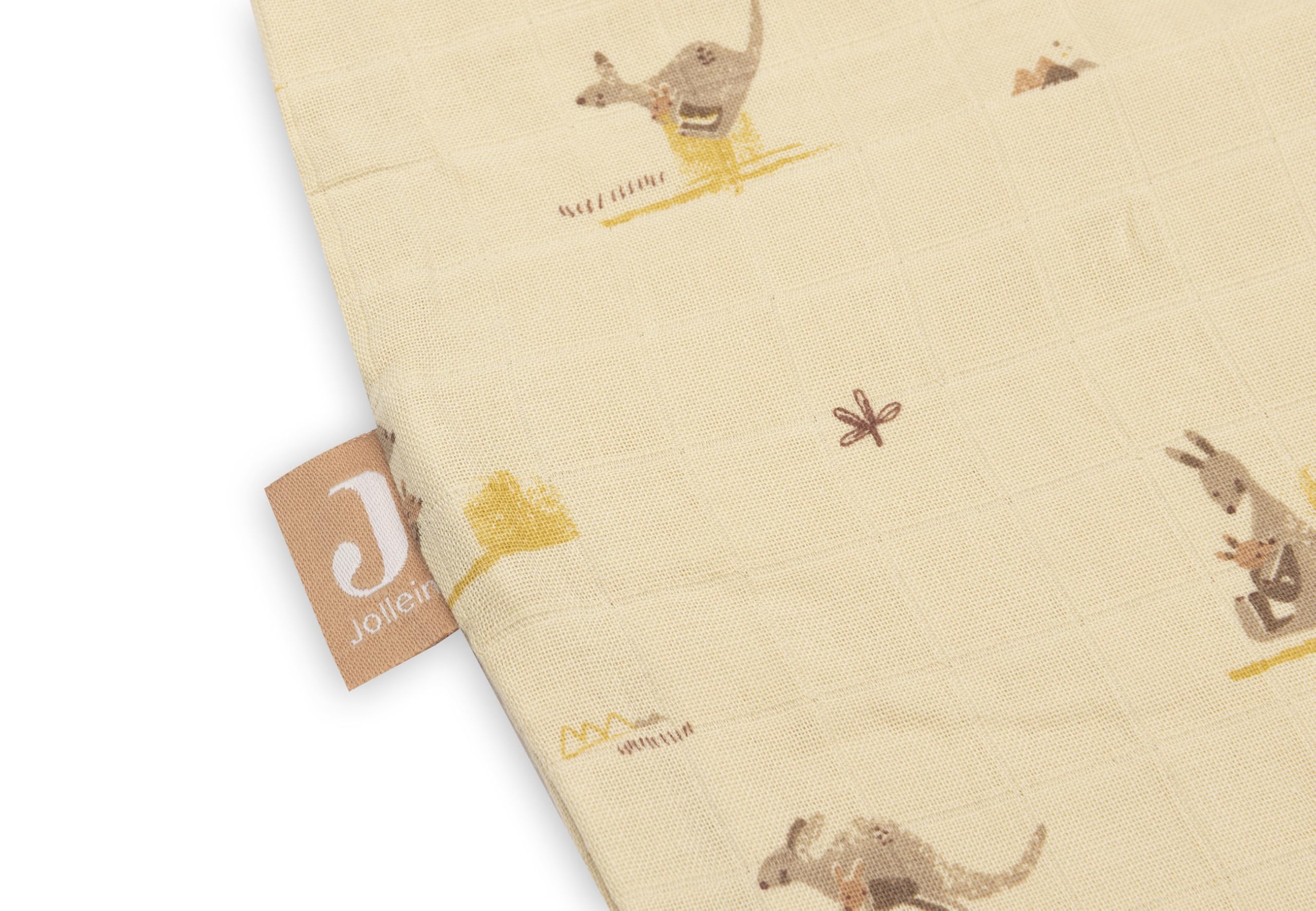 Jollein Gigoteuse d’été bébé en mousseline - Kangaroots - 110 cm - 100% coton - 0,5 TOG - gigoteuse été - certifiée OEKO-TEX