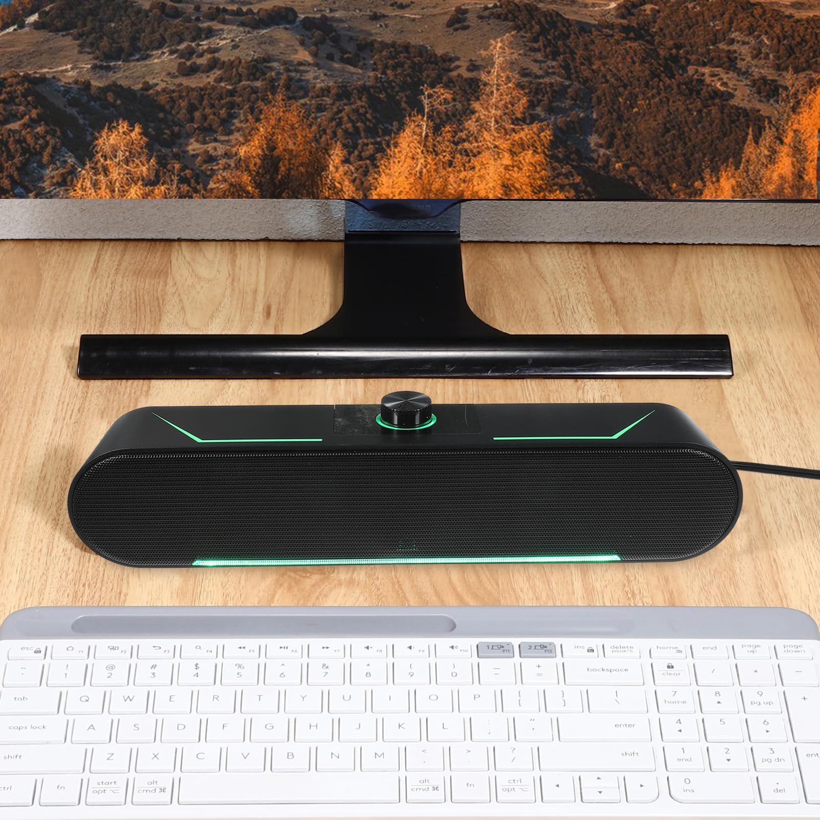 Housoutil Soundbar Stereo Altoparlanti Per Computer Cablati Altoparlanti Per PC Da Gioco Neri Soundbar Per Tablet