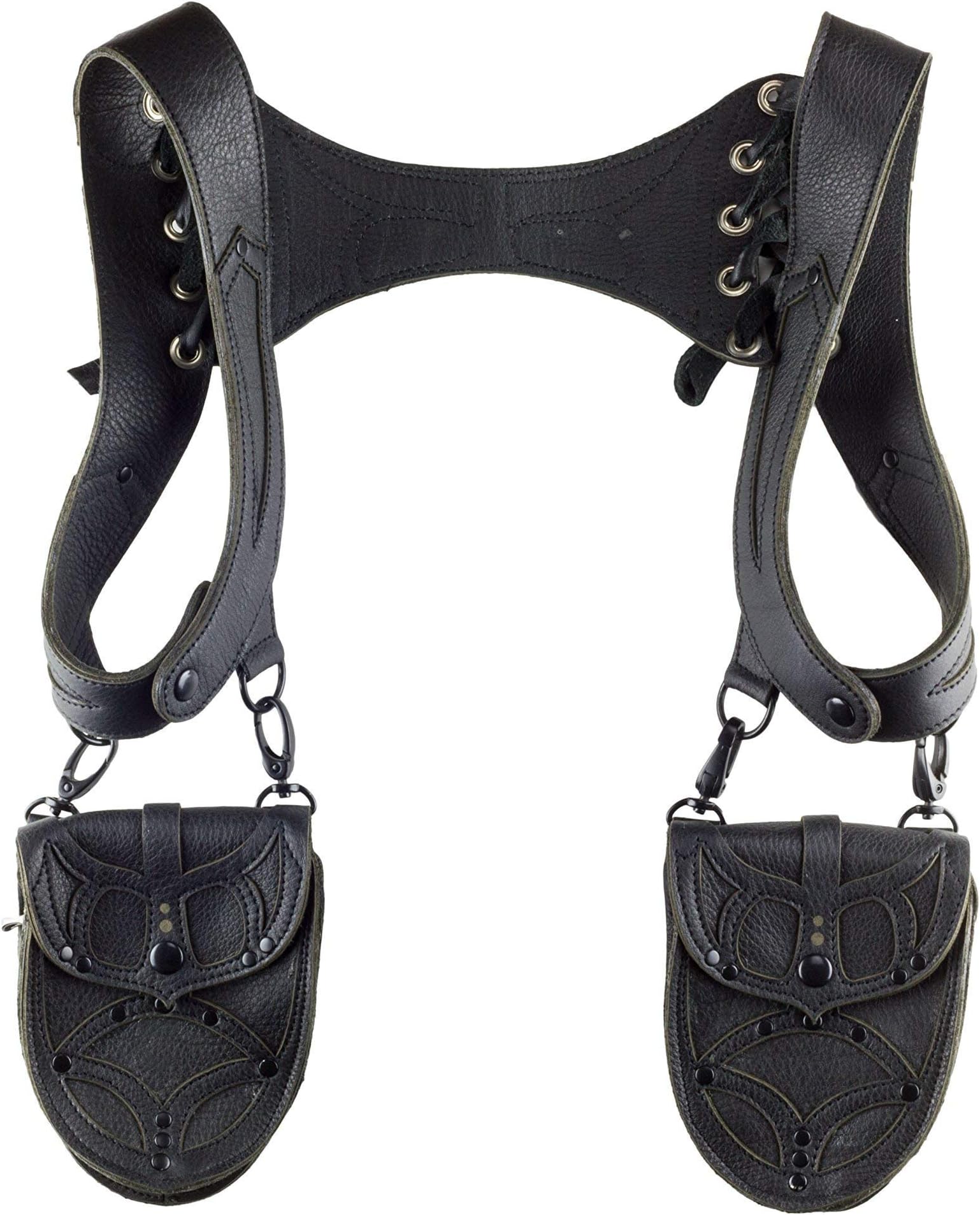 Leather Holster Bags"Hydra" Black