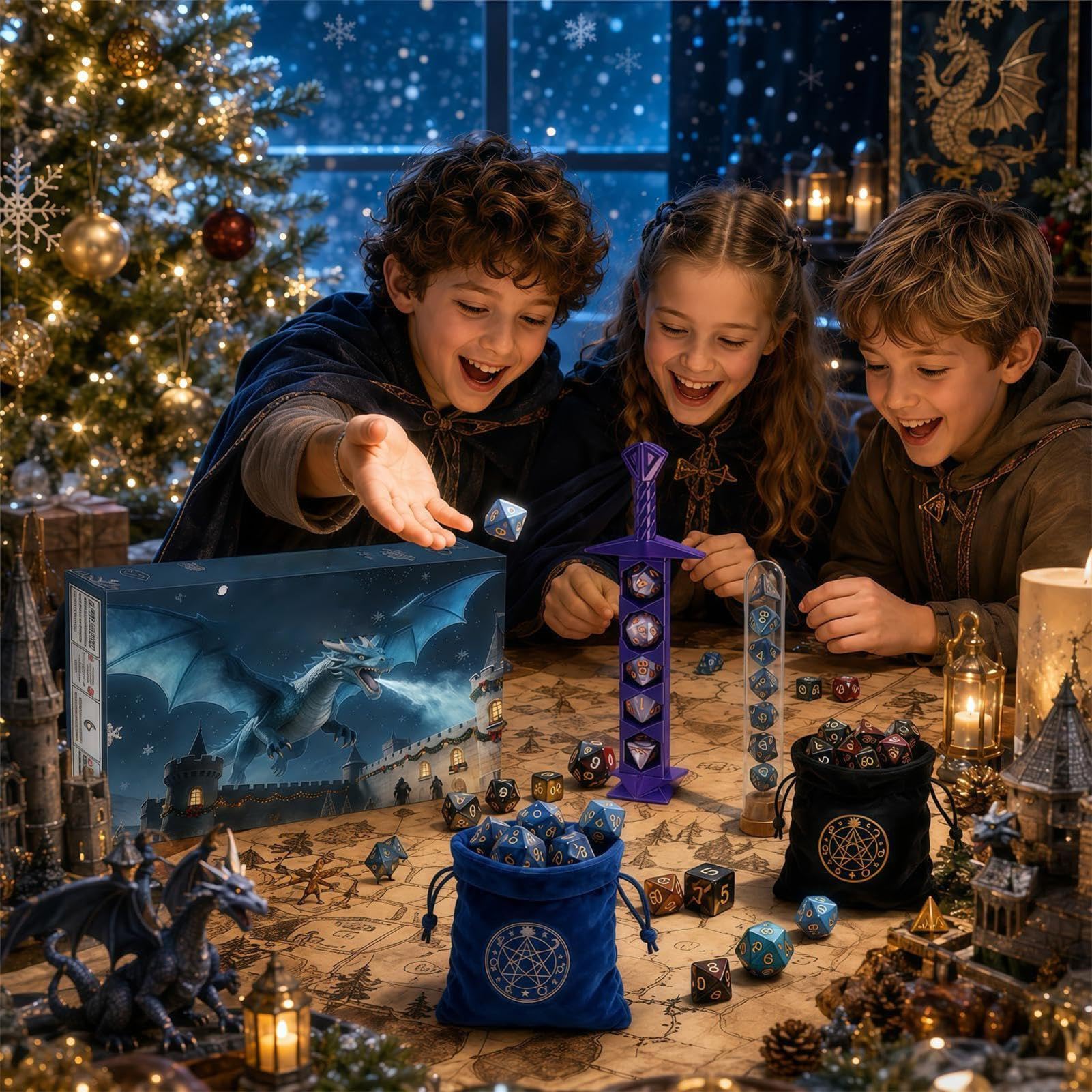 de rôle de Noël 2026 - Calendrier de l'Avent - de dés