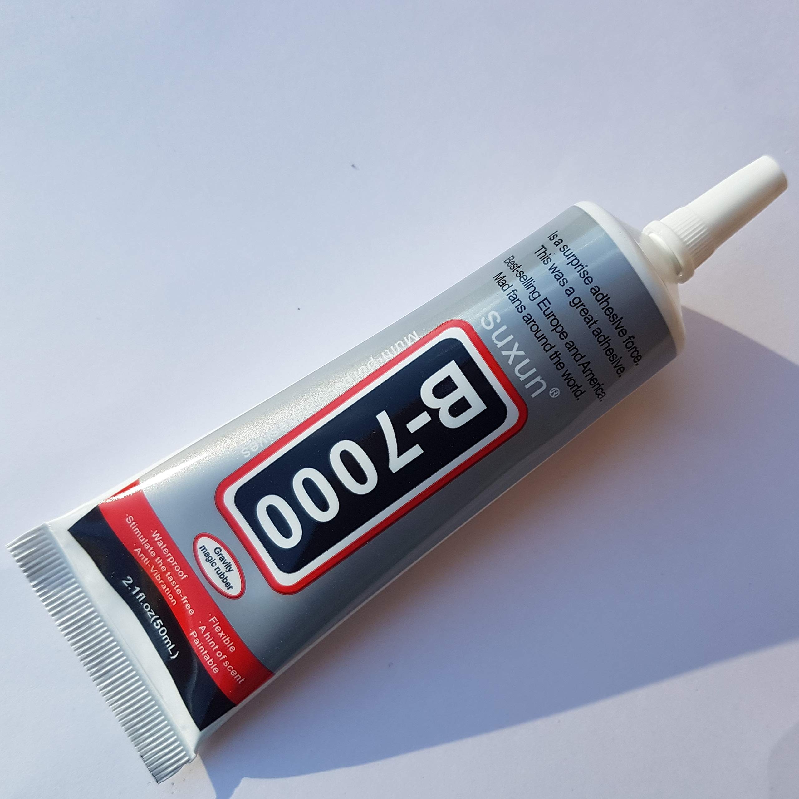 Tshirt Showroom B7000 Jewellery Making Glue 15Ml, 50Ml, 110Ml Multi Purpose Mobile Repairs Rhinestone Bead Crafts (50Ml)