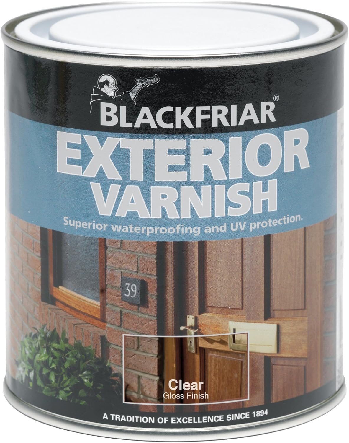 Blackfriar BKFEVG500 Exterior Varnish UV66 500 ml, Clear Gloss Amazon