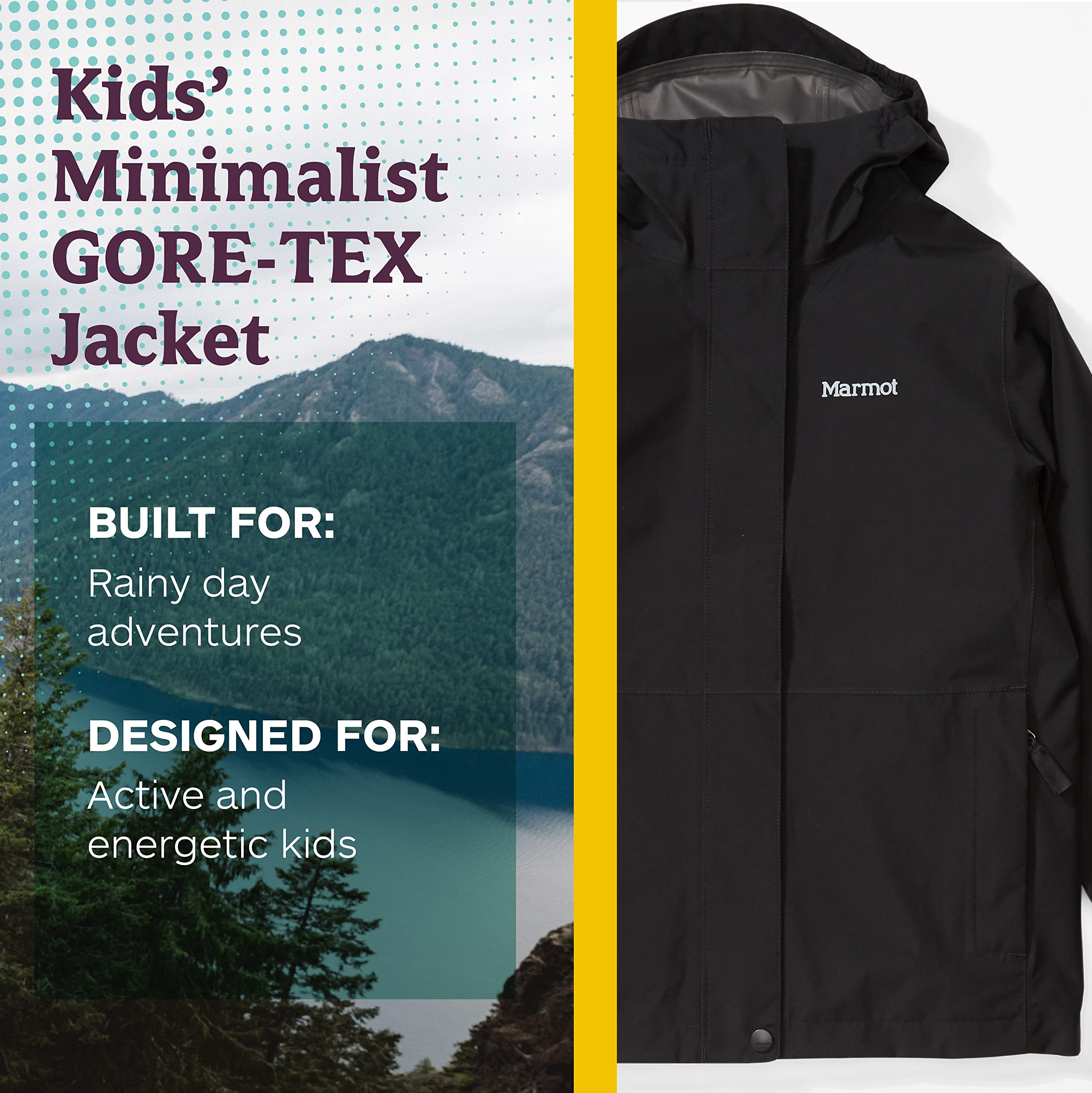 Marmot Kid's Minimalist Jacket Chubasquero juvenil. Unisex-Youth