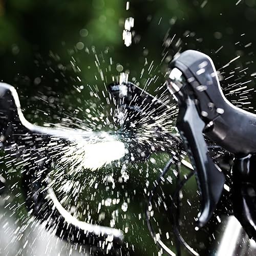 Miniatura 8 de Luz LED súper brillante para bicicleta de 3400 lúmenes, recargable por USB, 5 modos de funcionamiento con 7 horas de funcionamiento, IPX6