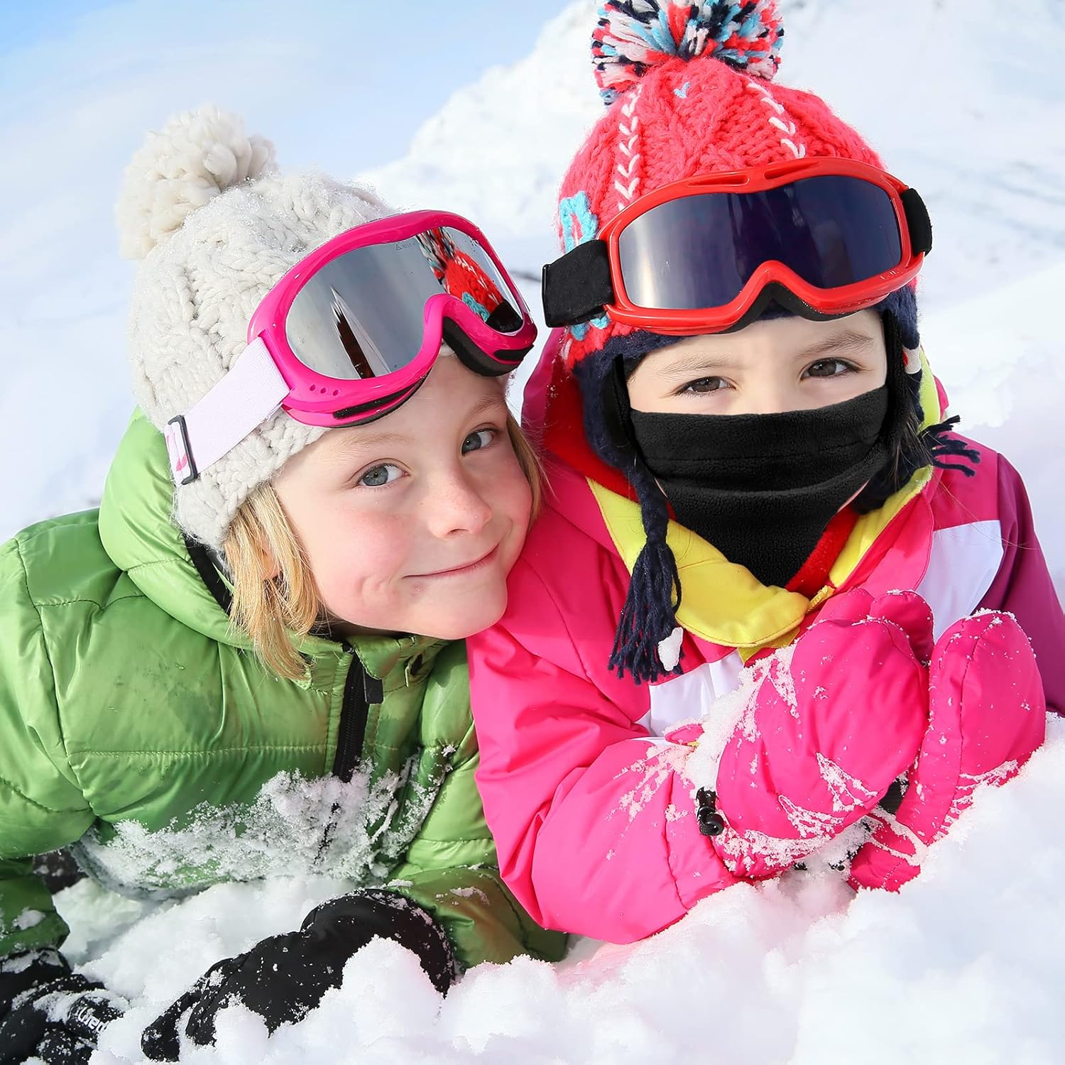 Kids Balaclava Windproof Ski Mask Hood Face Mask Neck Warmer for Cold Weather, Winter Hat for Boys Girls - Image 7