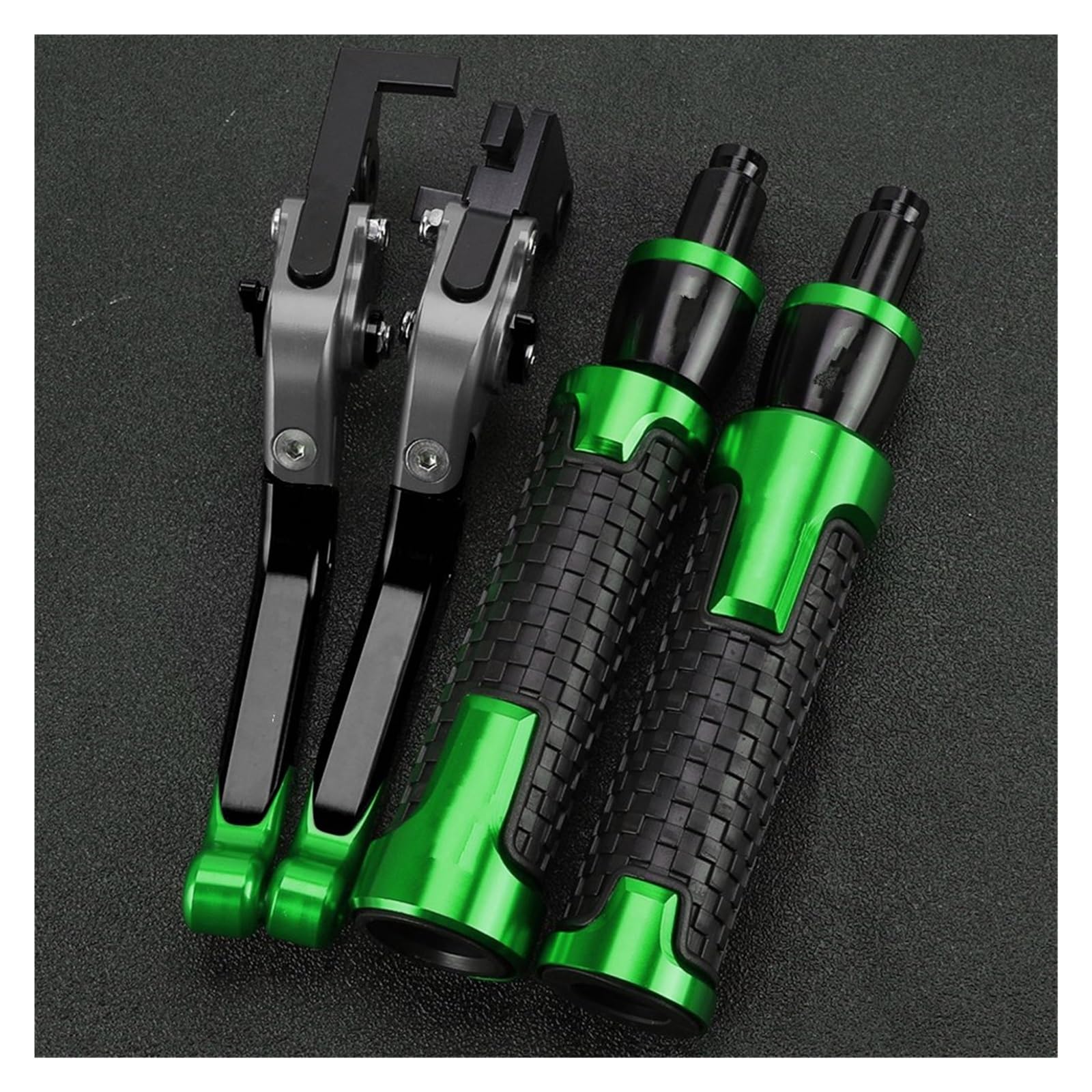 Pbqenxb Break and Clutch Levers for Kawasaki for ZZR1400 for 1400 2006-2016 Motorcycle Accessories Brake Clutch Levers Handle Handlebar Grip End