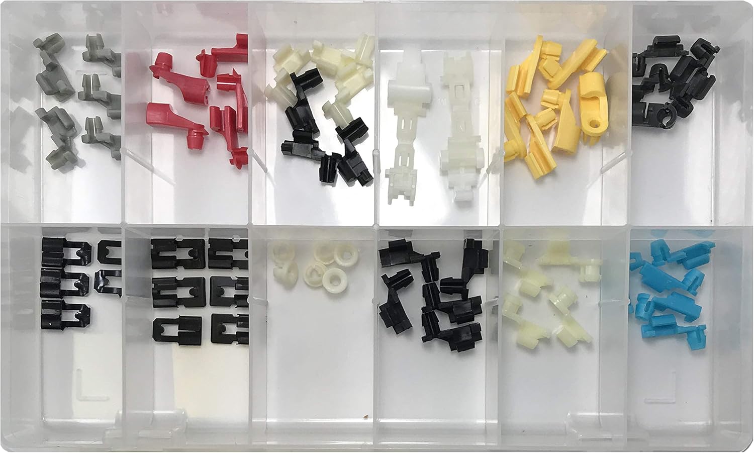 ShercoAuto 62 Piece Nylon Door Lock Rod End Clip