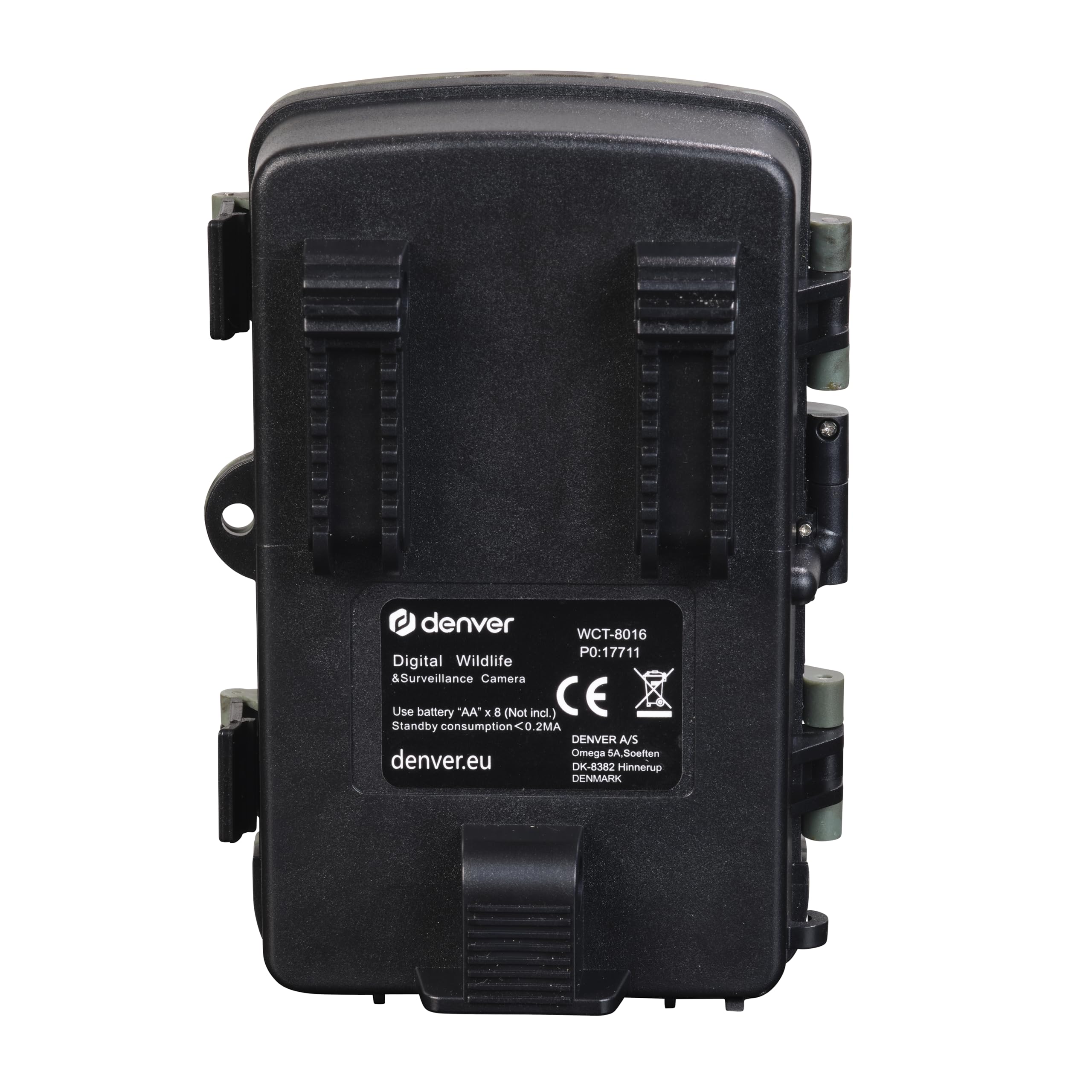 Denver WCT-8016 Wildkamera – 50 MP Fotos, 4K UHD Video, Nachtsicht mit IR-LEDs, Bewegungsmelder, Wasserdicht IP65, Ideal für Wildtierbeobachtung & Überwachung