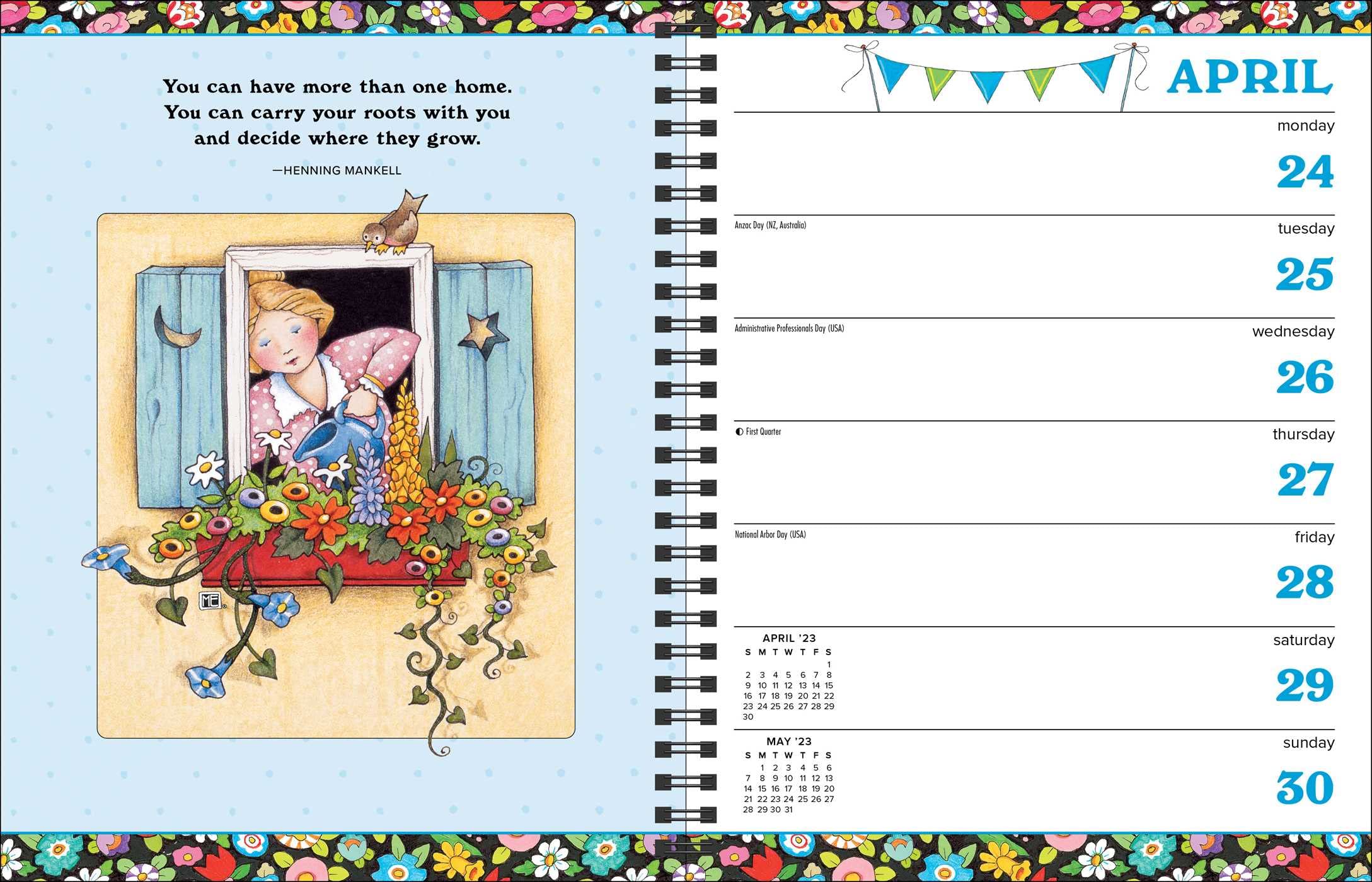 Mary Engelbreit's 12-Month 2023 Monthly/Weekly Planner Calendar