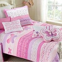 Vista 9 de Cozy Line Home Fashions Juego de ropa de cama reversible de 100 % algodón, colcha reversible para todas las estaciones