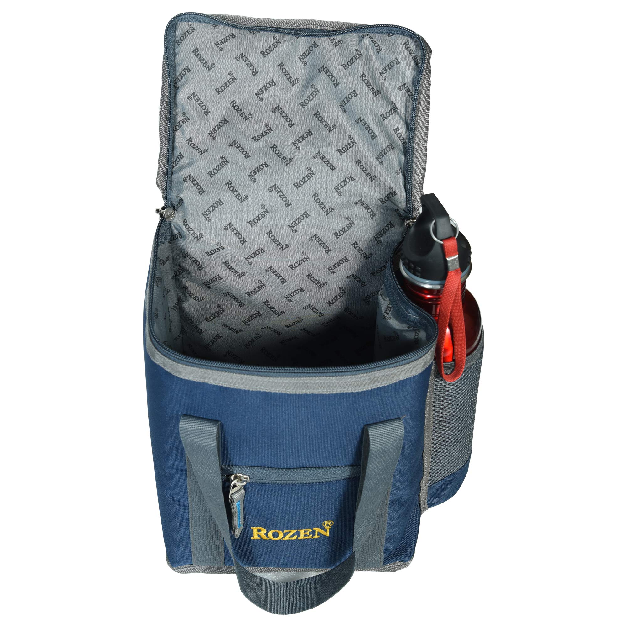 Rozen polyester Lunch Tiffin Bag for School Office Picnic (10 inch, 4 L, Black) 3