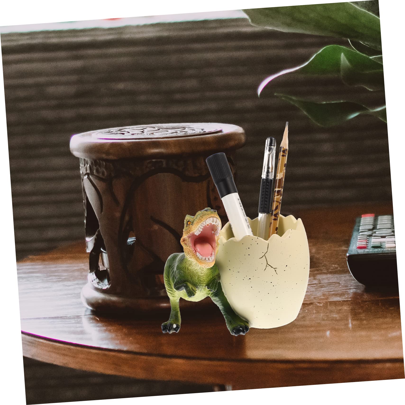 Homoyoyo Portalápices Con Diseño De Dinosaurio Organizador De Bolígrafos Para Escritorio Para Guardar Lapices Boligrafos y Otros Artículos De Papelería La Oficina o Escuela