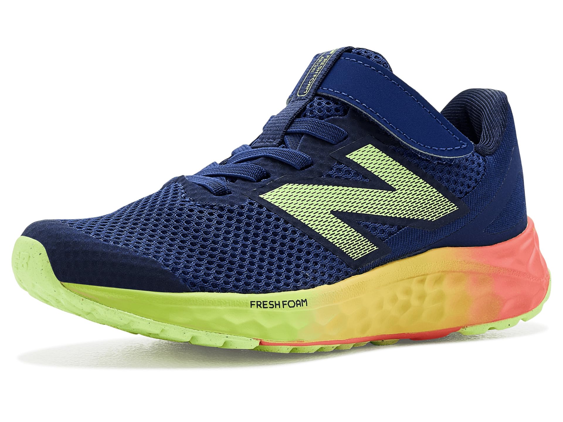 Kid's Fresh Foam Arishi V4 Hook & Loop Running Shoe, Blue Oyster/Afterglow, 13.5 W Little…