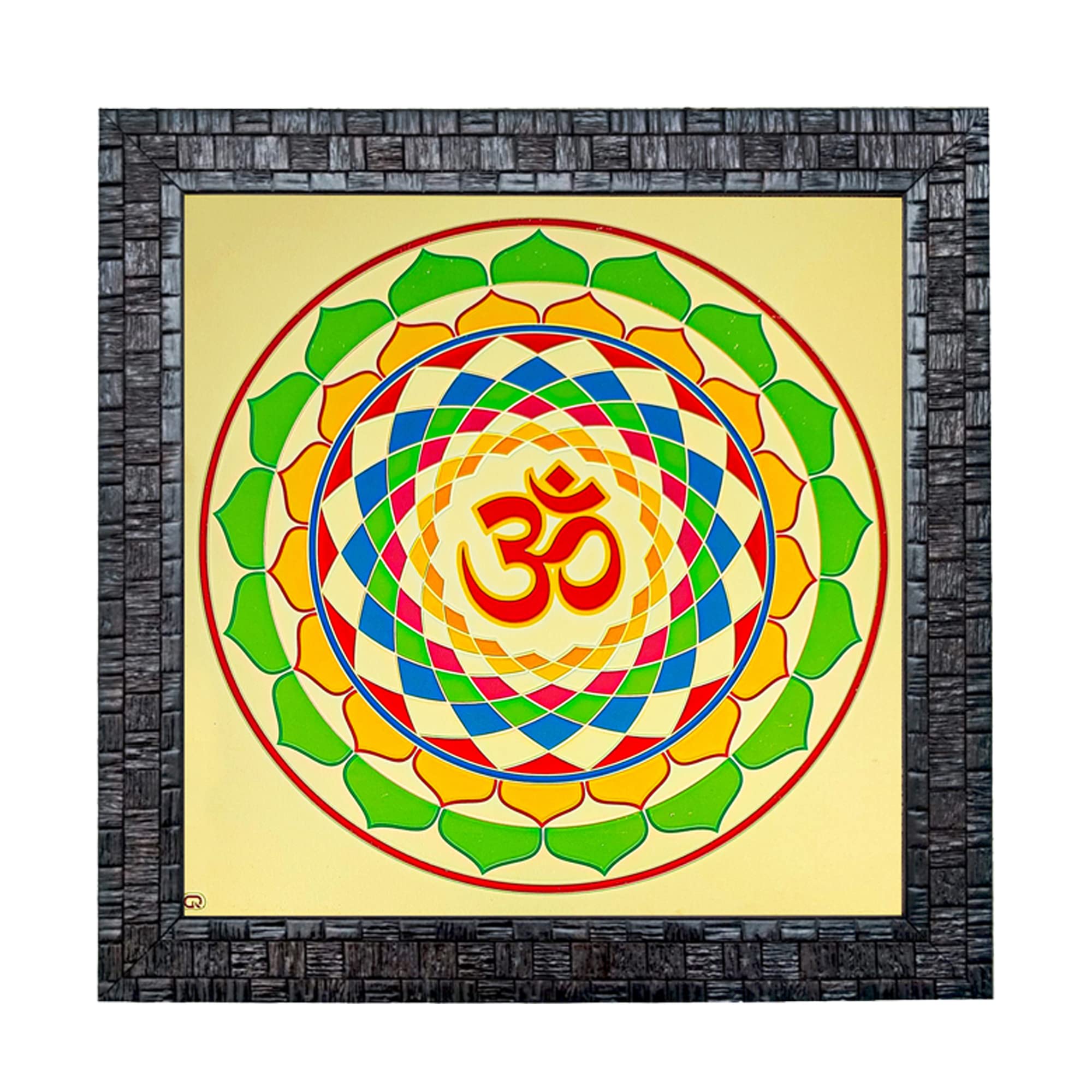 Gold Plated Kuber Lakshmi Yantra - Wall Hanging -21