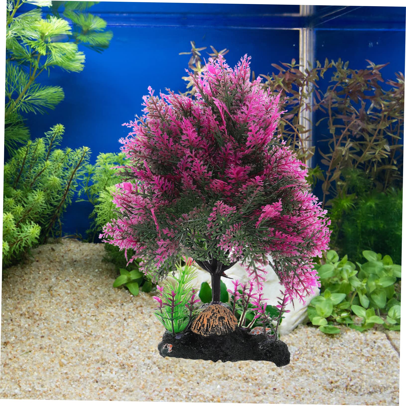 ABOOFAN 3stücke Künstliche Wasserpflanzen Für Aquarien Dekoration Leicht Und Für Fischbecken Und Aquarienlandschaften Verleiht Eine Lebendige Natürliche