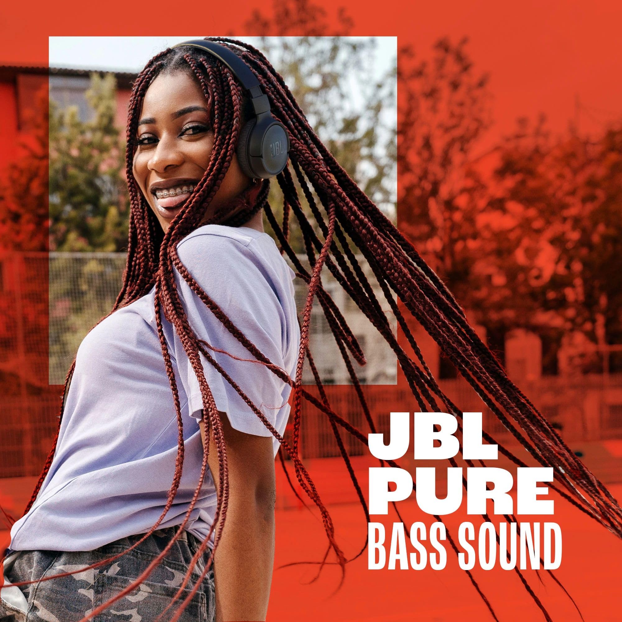 JBL Tune 520 BT Cuffie On-Ear Bluetooth Wireless, Pieghevoli e Leggere, Microfono e Comandi su Padiglione con Voice Aware, JBL Pure Bass, Connessione Multipoint, fino a 57 ore di Autonomia, Nero