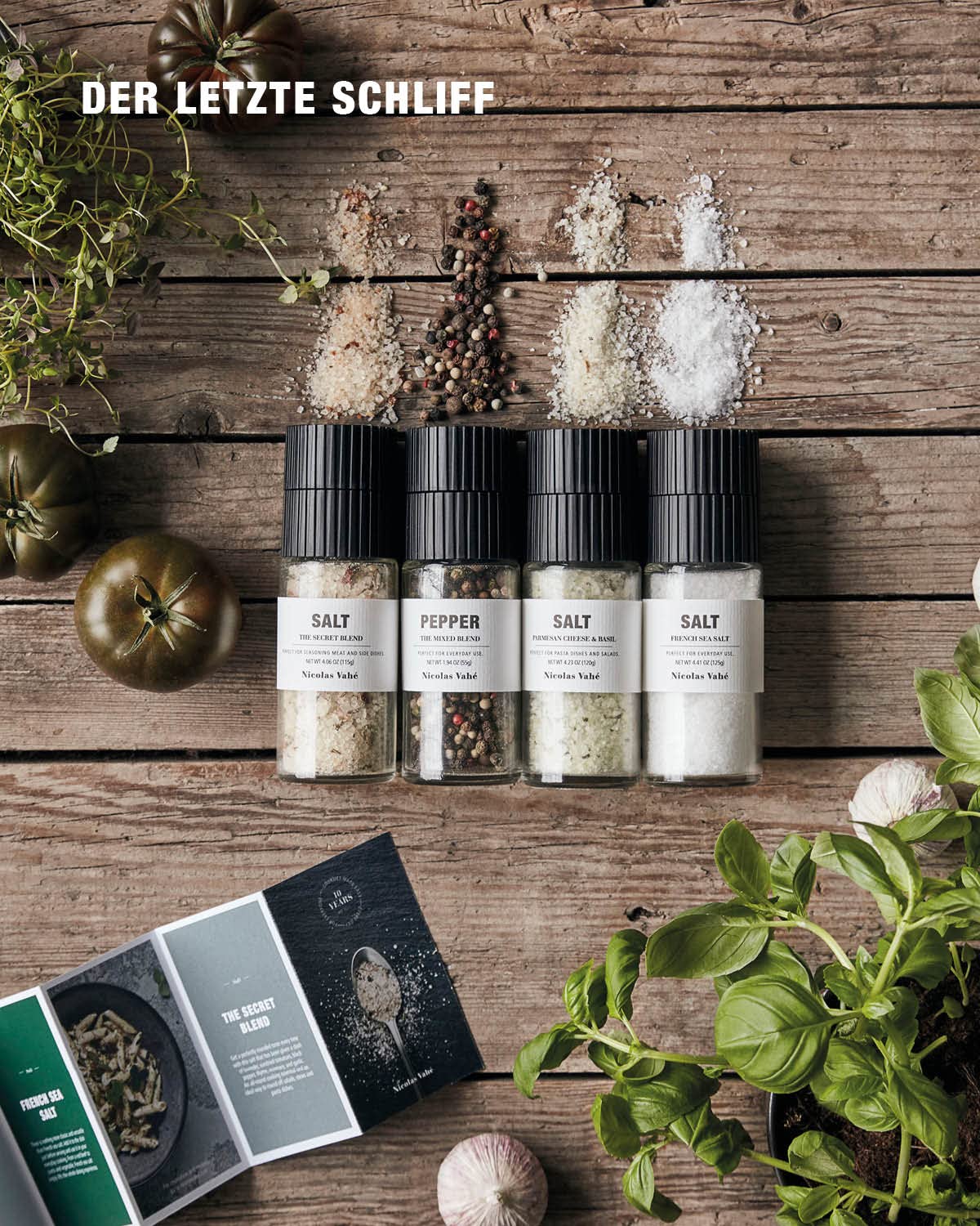 Nicolas Vahé The Favourite Collection Gift Box | Geschenkset mit Gewürzsalz | Dänisches Design mit Gourmet-Flair