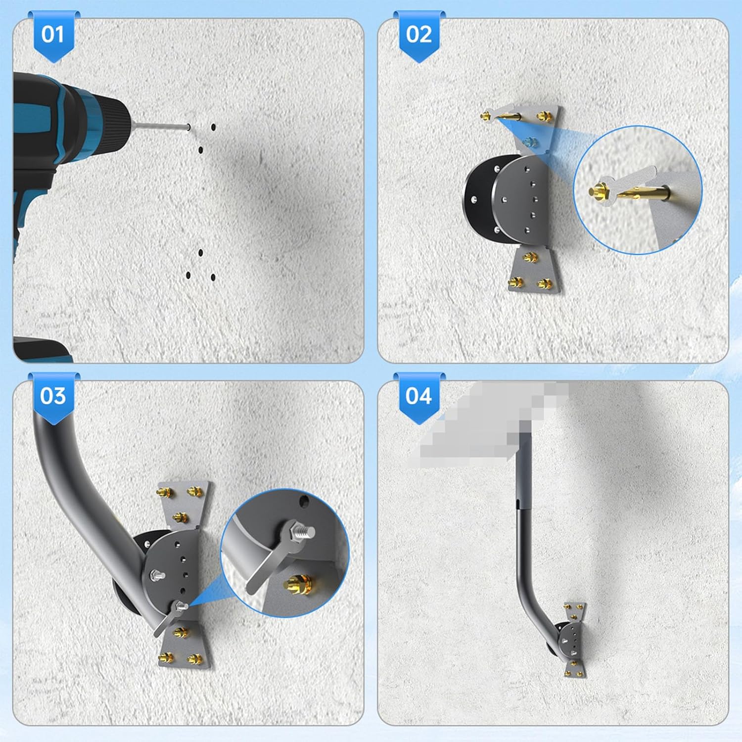 100ポンドの耐荷重と不浸透性の屋外プランを強調する衛星放送受信アンテナ用の強力な変更可能な取り付けブラケット