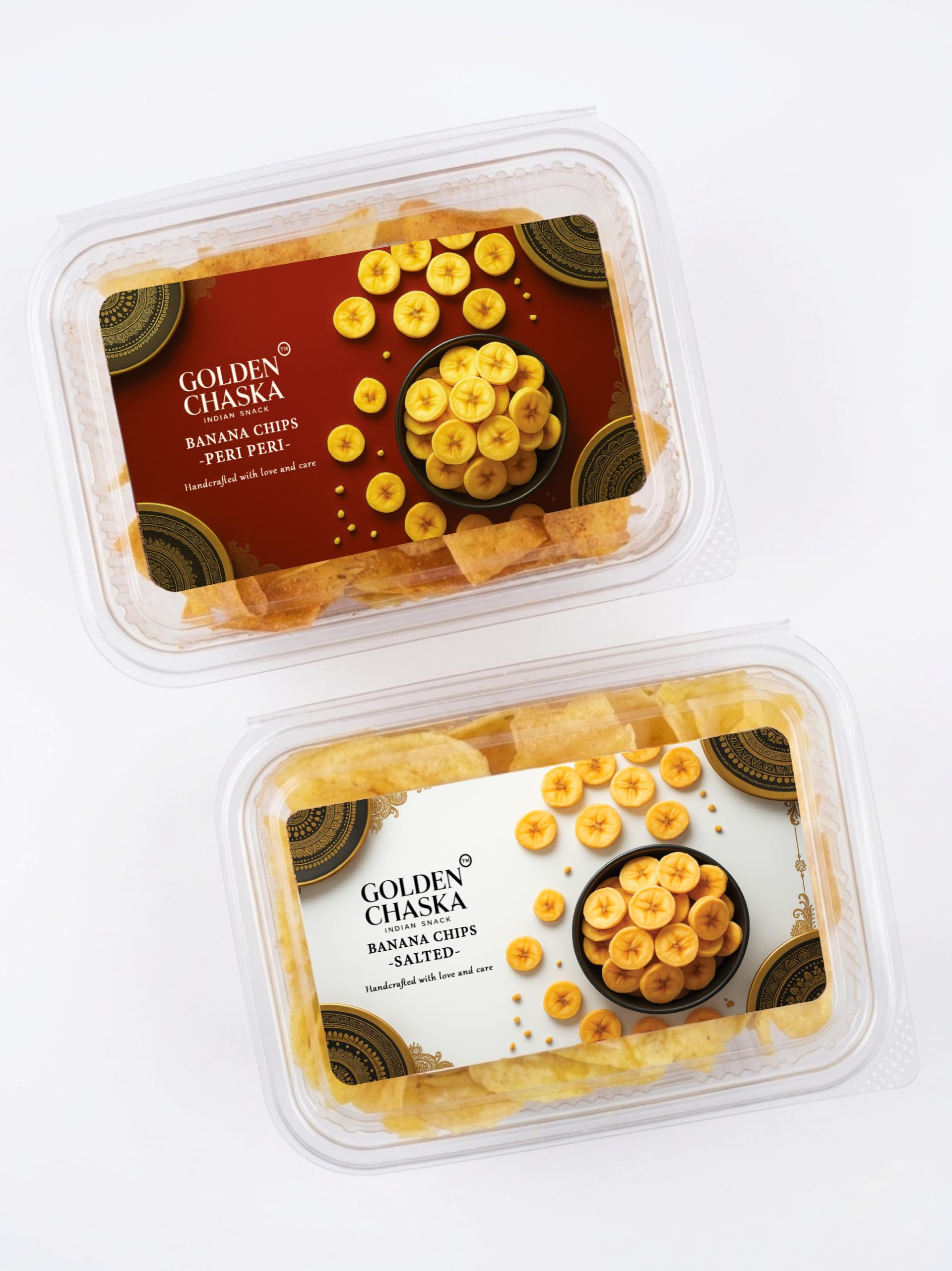 Golden Chaska Banana Chips Combo Pack (Peri Peri + Salted) 250g | Kerala Style Crispy Banana Wafers | Spicy & Classic Flavour Mix | Best Sharing Combo | Ultra thin | No Preservatives | No Palm Oil-image-23