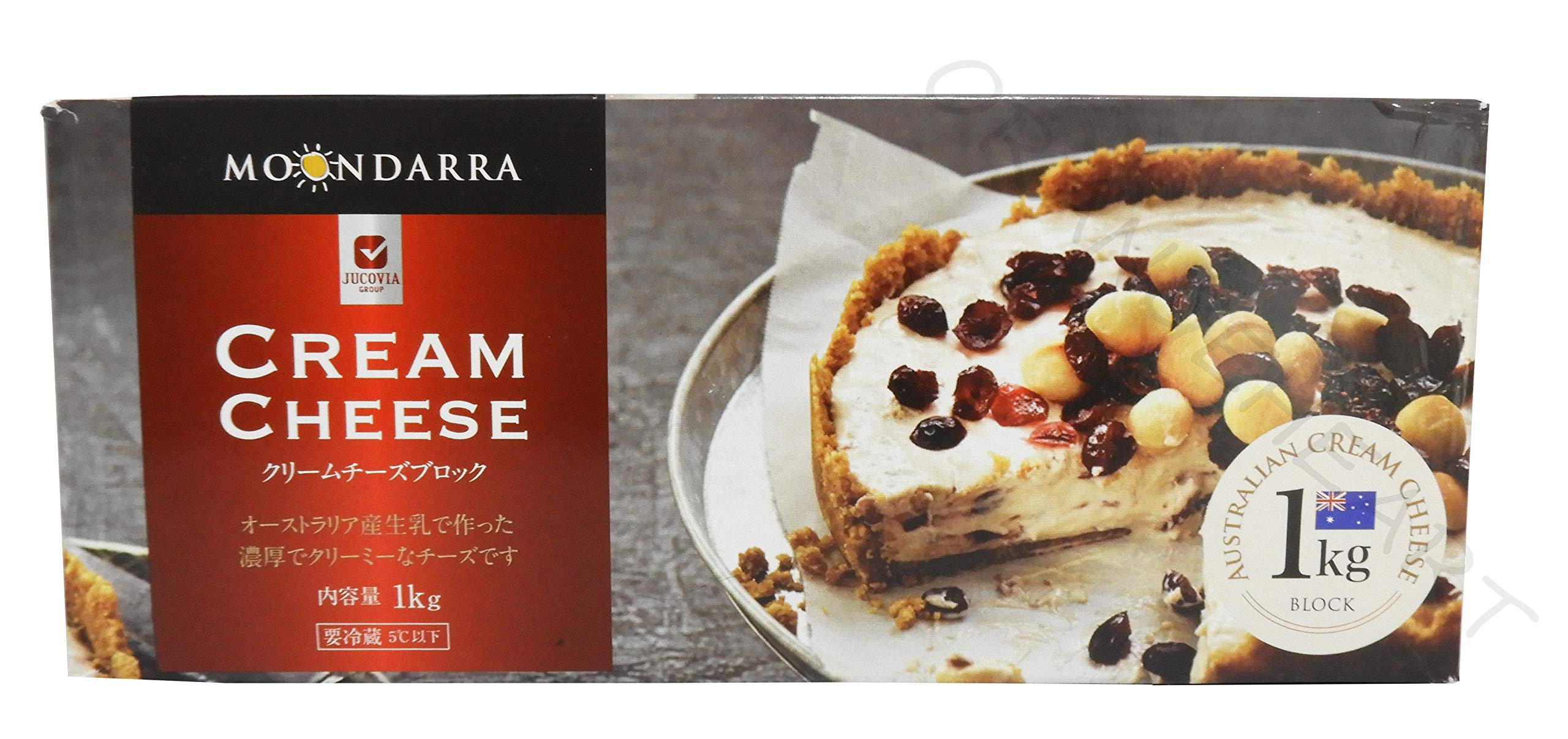 Amazon | MOONDARRA ムーンダラ クリームチーズ ブロック 1Kg 冷蔵