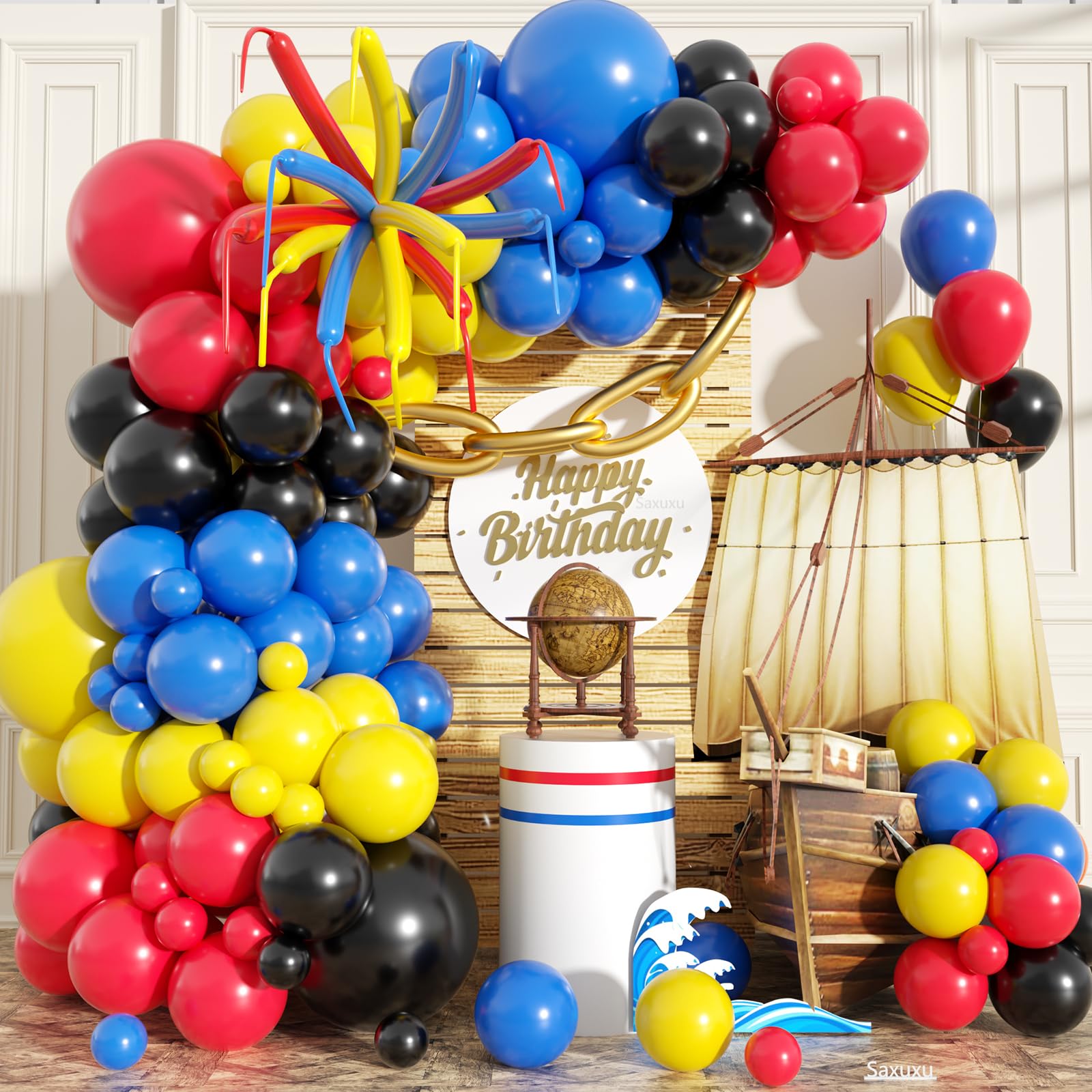 Palloncini a Zampa di Cane, 55PCS Palloncini Compleanno, Palloncini Stampa Zampe, Palloncini a
