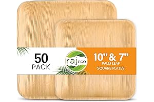 Raj Palm Leaf Plates: Sustainable Bamboo Plates for Eco-Friendly Gatherings