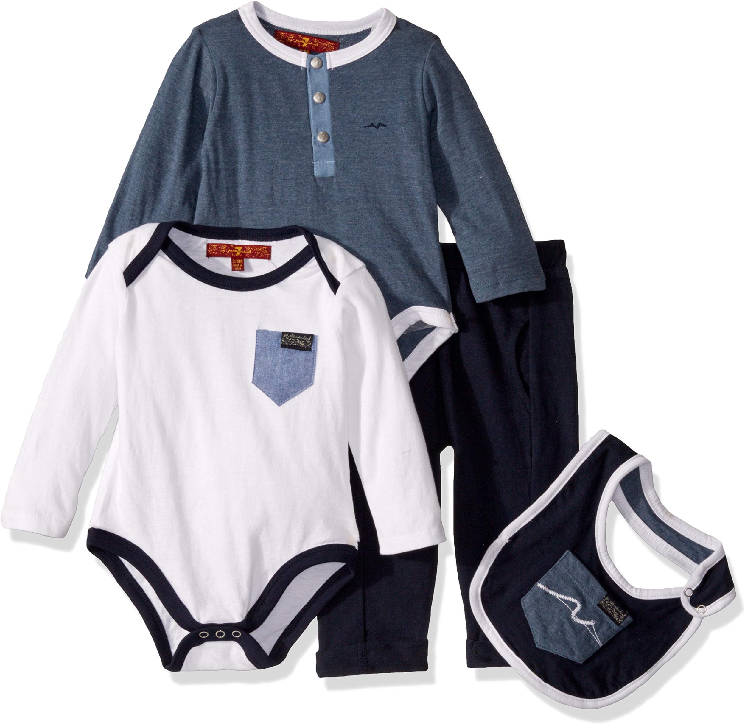 7 For All Mankind Baby Boys' Pants Set