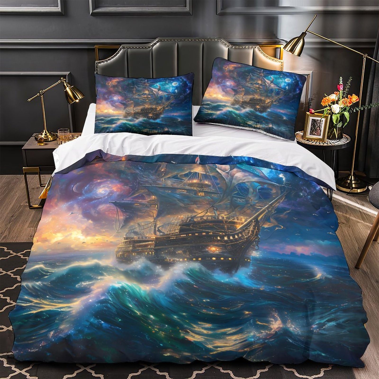 Housse de couette 3D effet fantastique pour le lit double de votre enfant
