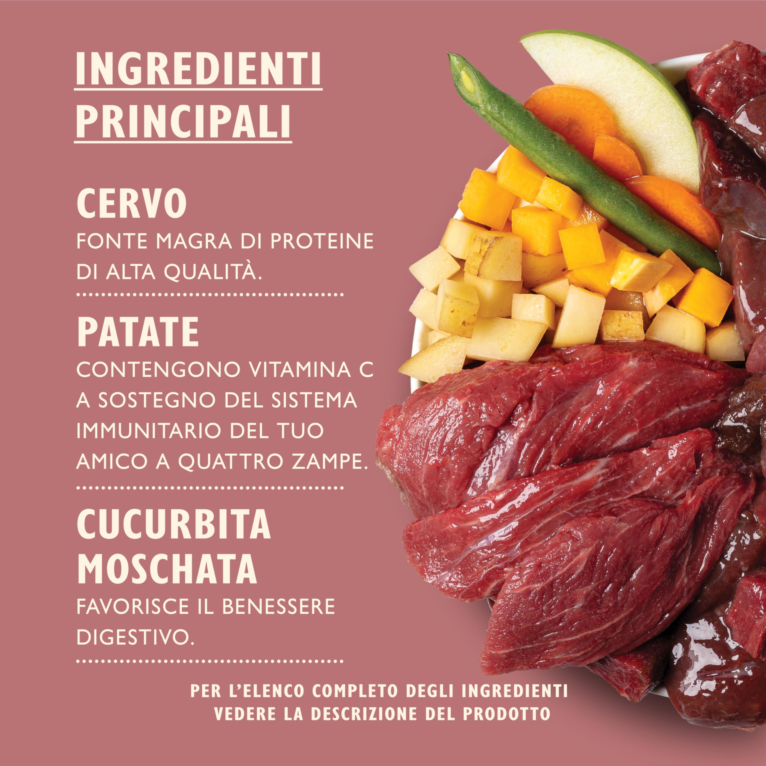 Lily's Kitchen Prodotto con ingredienti naturali Cibo umido per Cani con Terrina, Cervo e Cinghiale 6 x 400 g