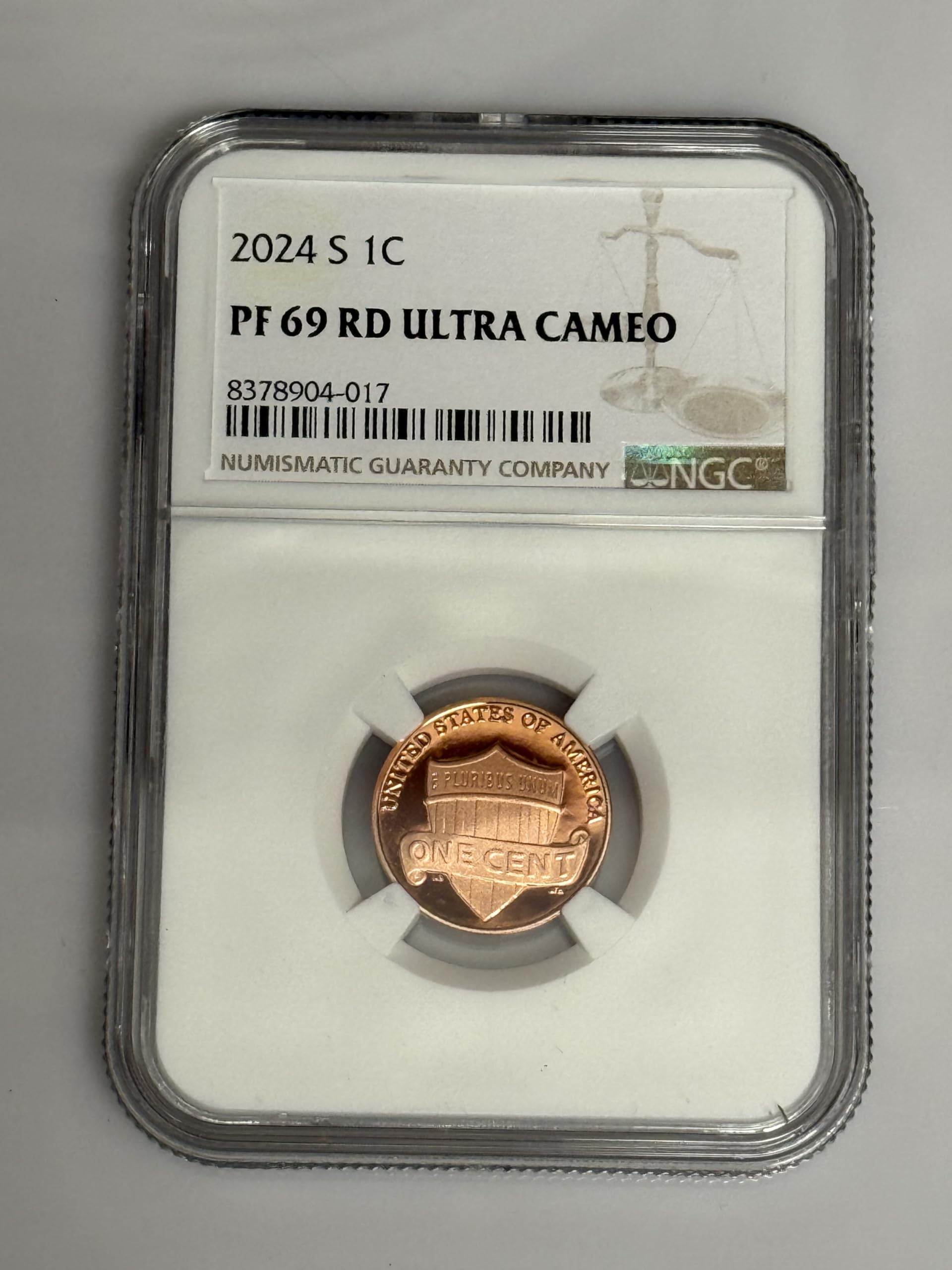 2024 S Lincoln Penny, NGC PF69 Red Ultra Cameo, Proof Cent Key