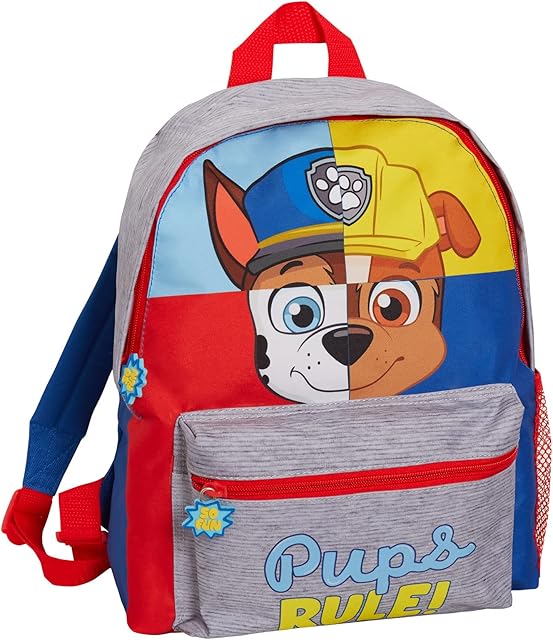 Boys Paw Patrol Backpack Kids Chase Marshall Rubble Travel Rucksack School Nursery Lunch Bag