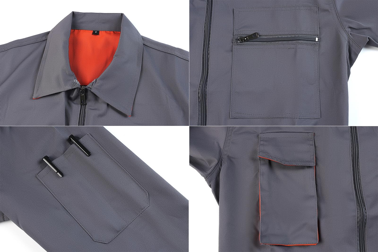 Mono de Trabajo para Hombre Mono de Mecánico Ropa Petos de Trabajo con Bolsillos Unisex Adultos Mono de Garaje Trabajo