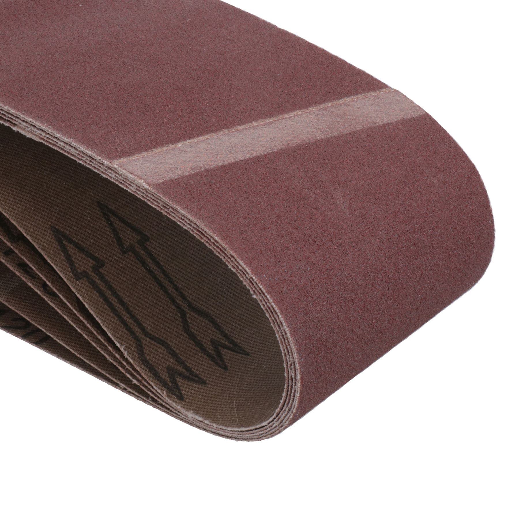 Lot de 25 disques abrasifs à bande abrasive, grain 120, 75 mm x 533 mm