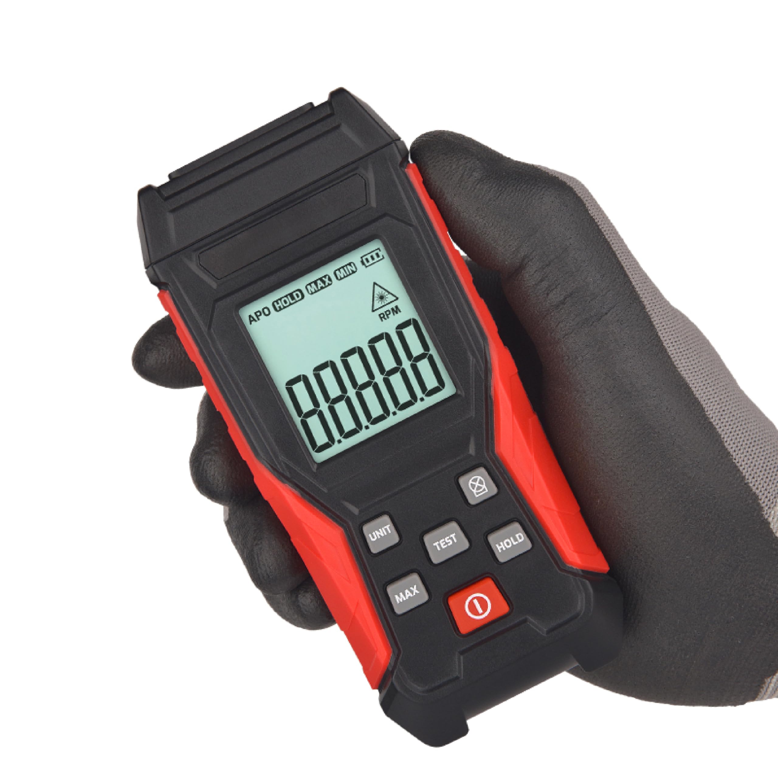 HFS Digital Tachometer - Non-Contact RPM Laser -7 HFS Digital Tachometer - Non-Contact RPM Laser -7