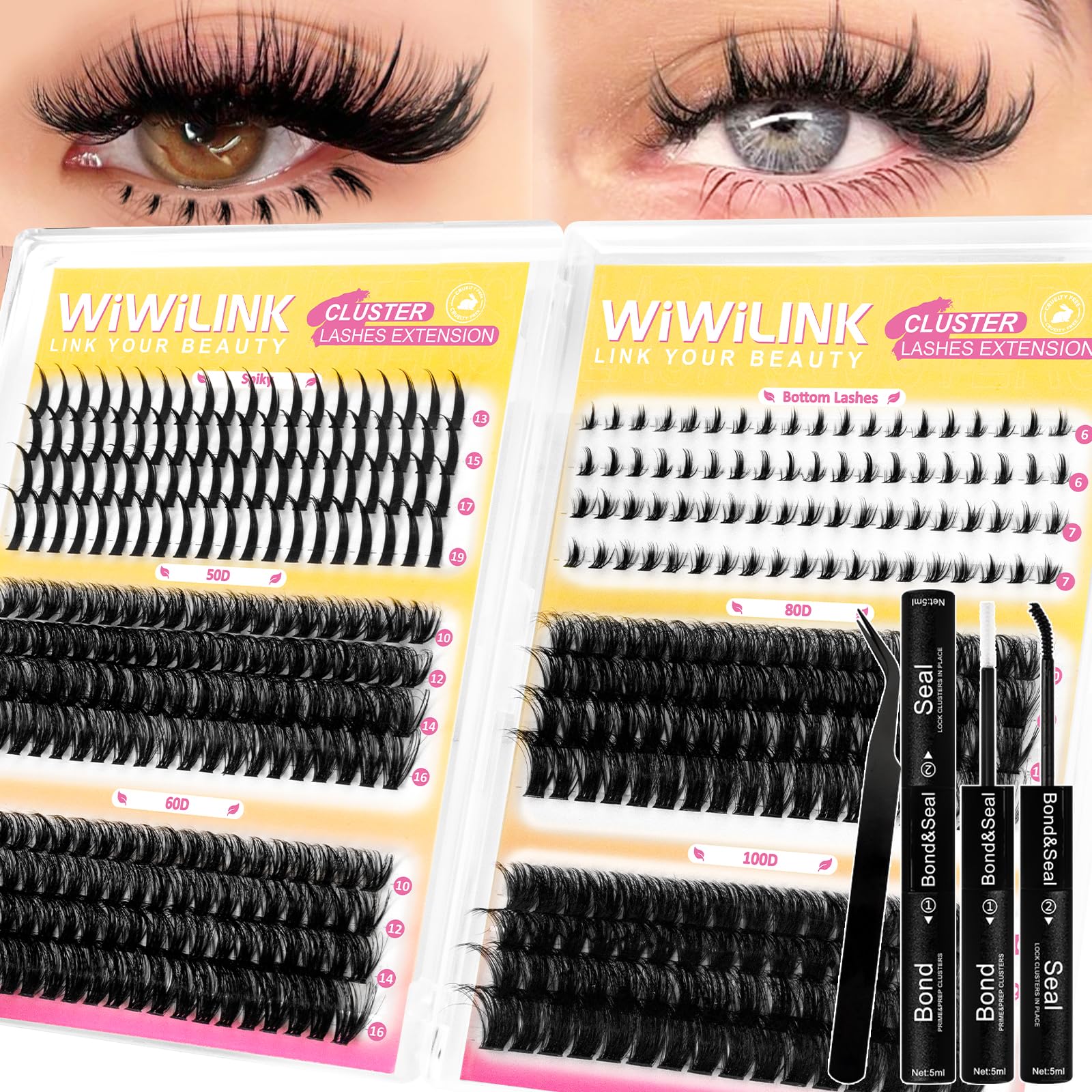 Fluffy Lash Clusters Kit