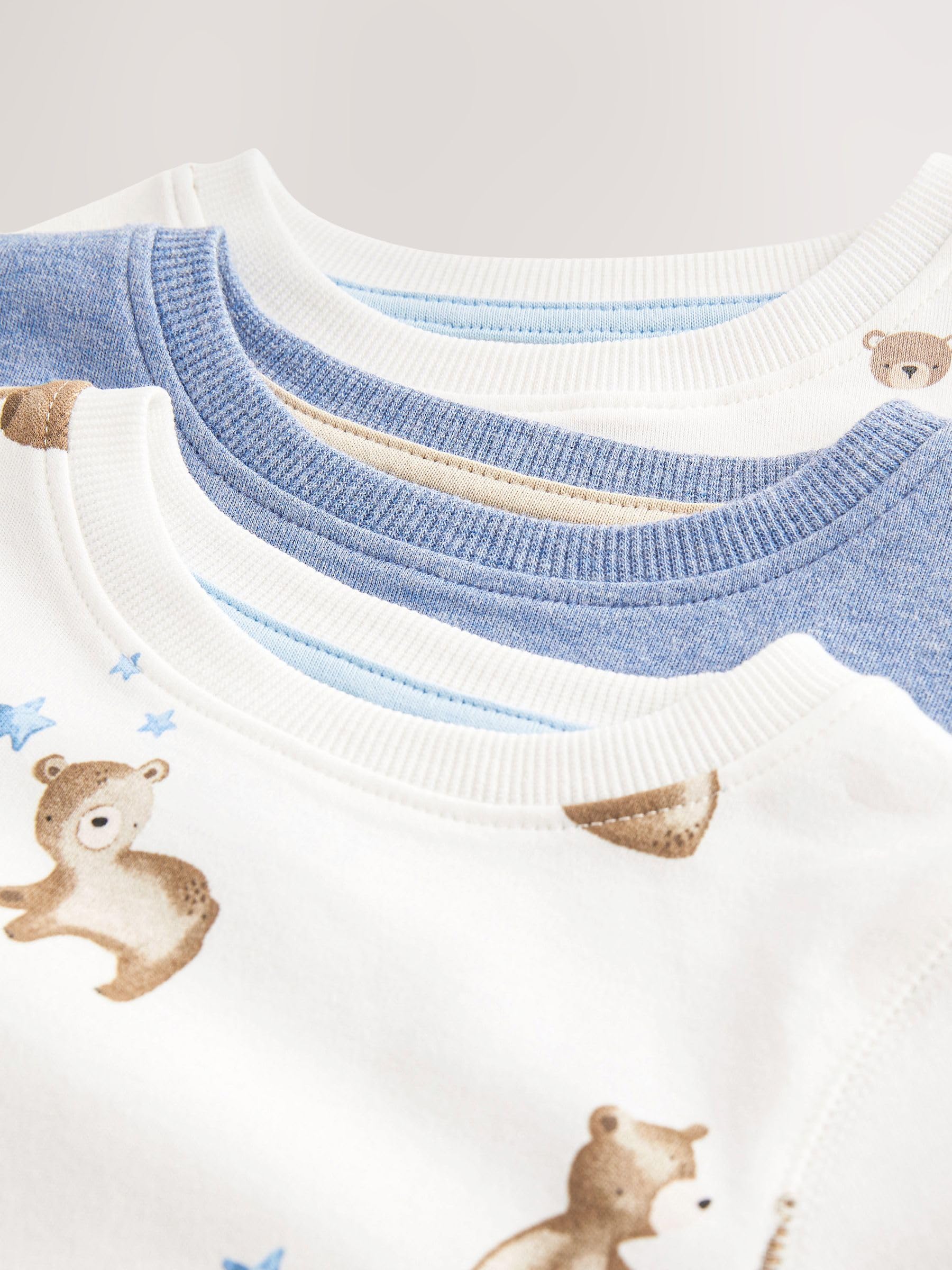 NEXT Jungen Kuschelpyjamas, 3er-Pack