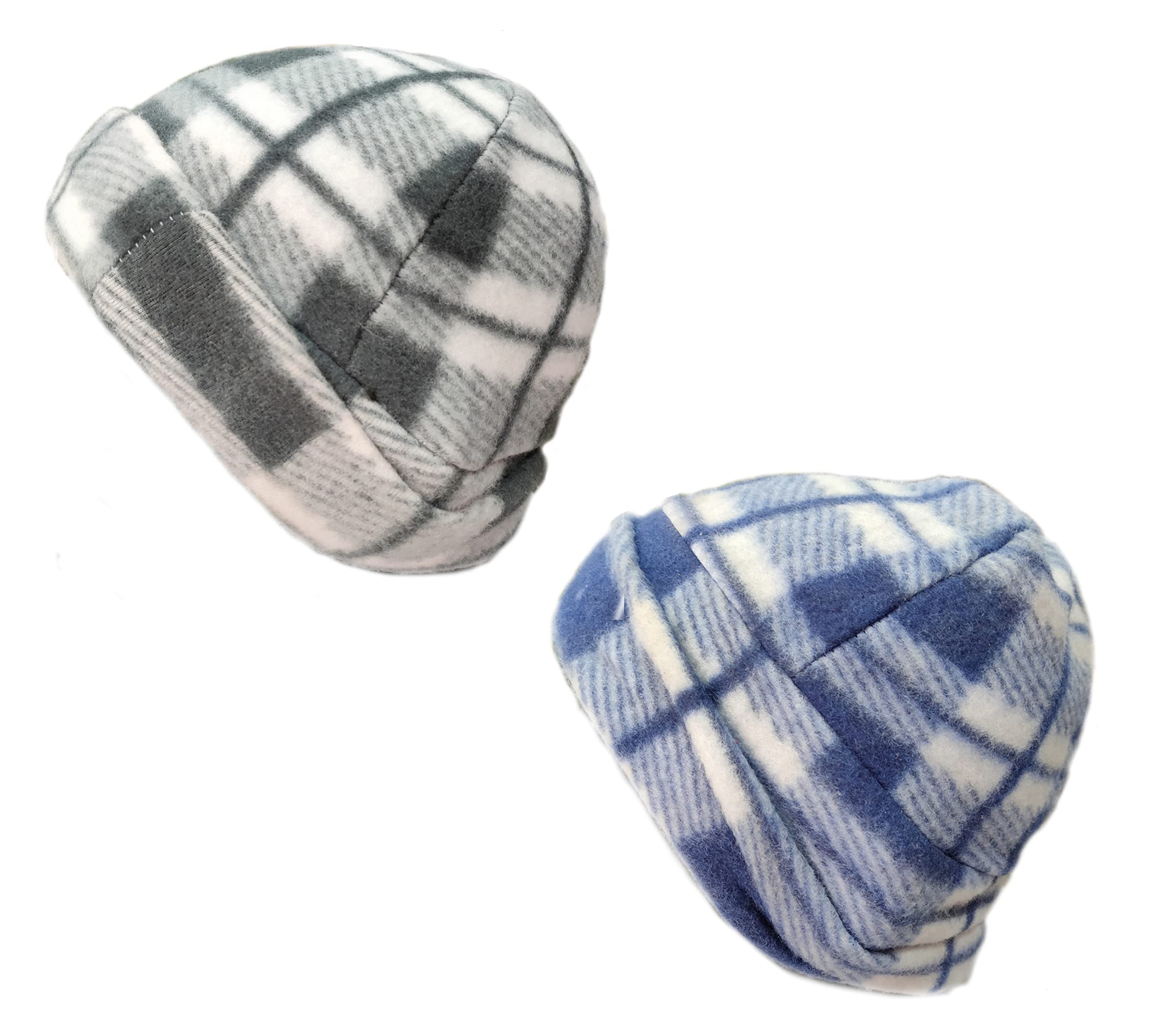 THAAM® Beanie Polar Cap Combo for Men and Women (Pack of 2) || Free-Size Cap with Warm and Soft Cloth || Made in India Woolen Cap for Winters